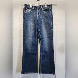 Cowgirl Tuff Co. Women's 31x31 Bootcut Western Riding Jeans - Don't Fence Me In